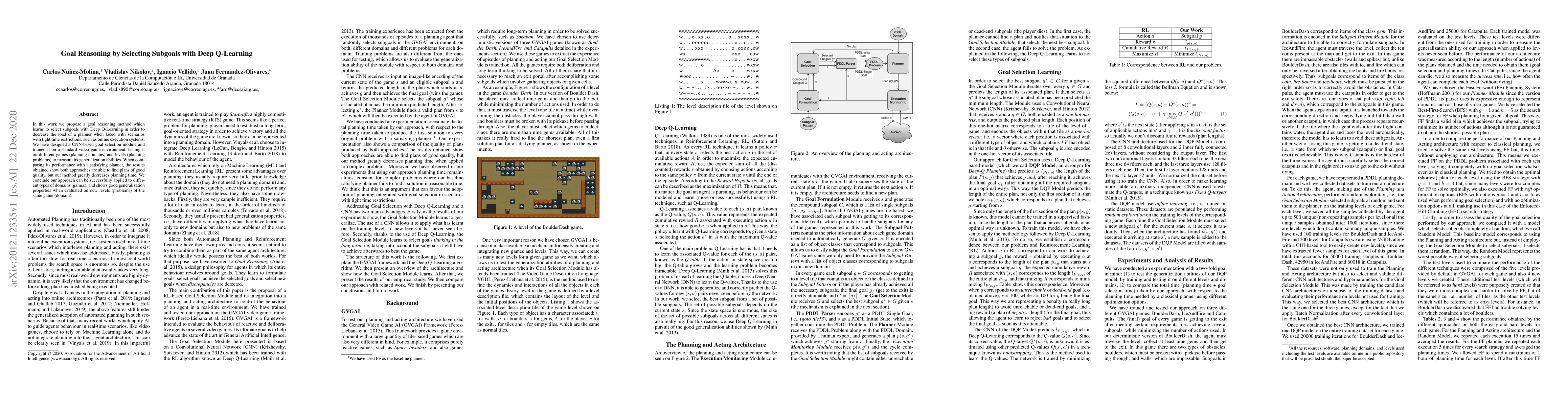 Thumbnail for Goal Reasoning by Selecting Subgoals with Deep Q-Learning