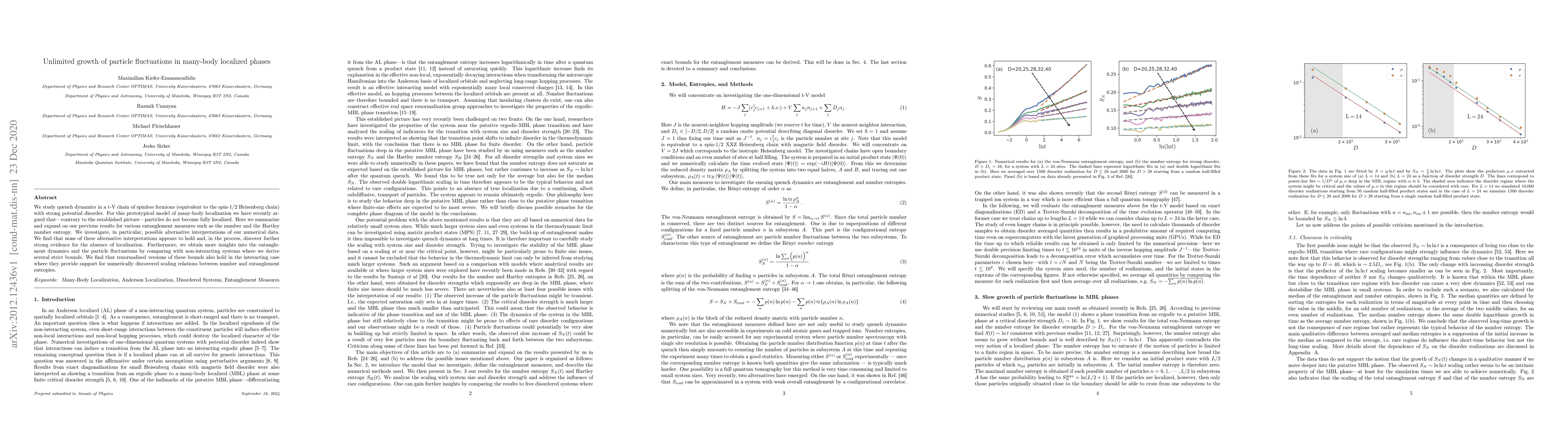 Thumbnail for Unlimited growth of particle fluctuations in many-body localized phases