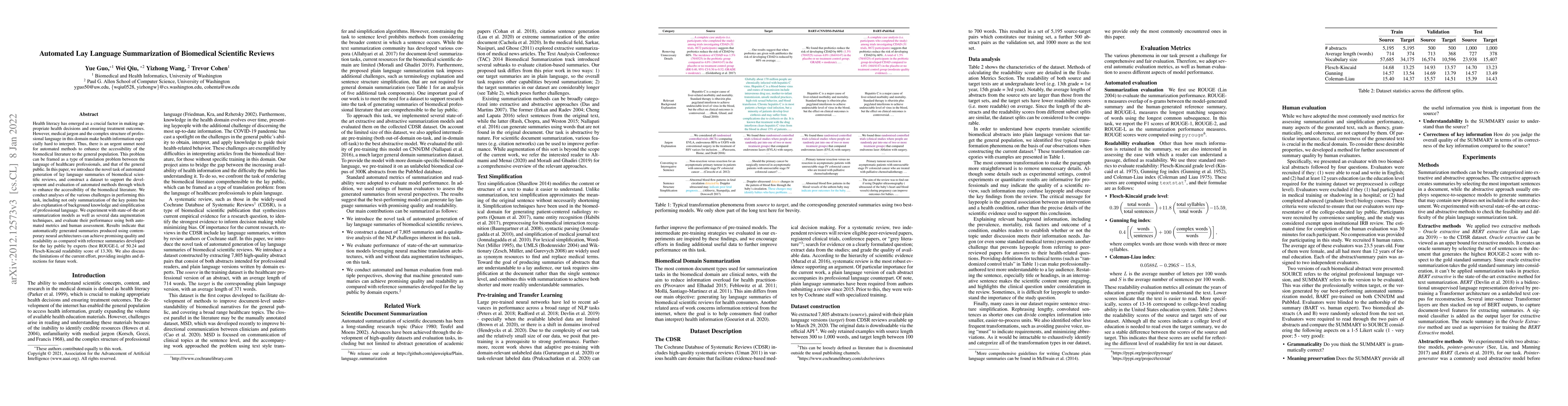 Thumbnail for Automated Lay Language Summarization of Biomedical Scientific Reviews