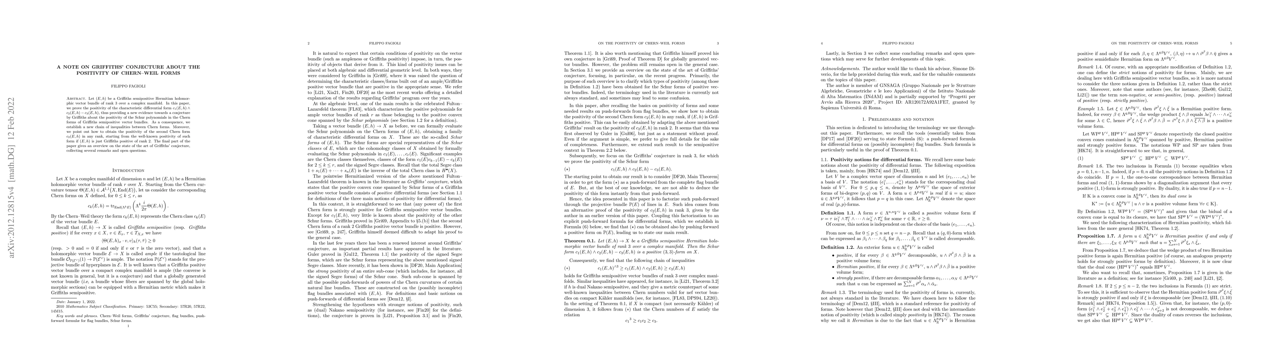 Thumbnail for A note on Griffiths' conjecture about the positivity of Chern-Weil forms