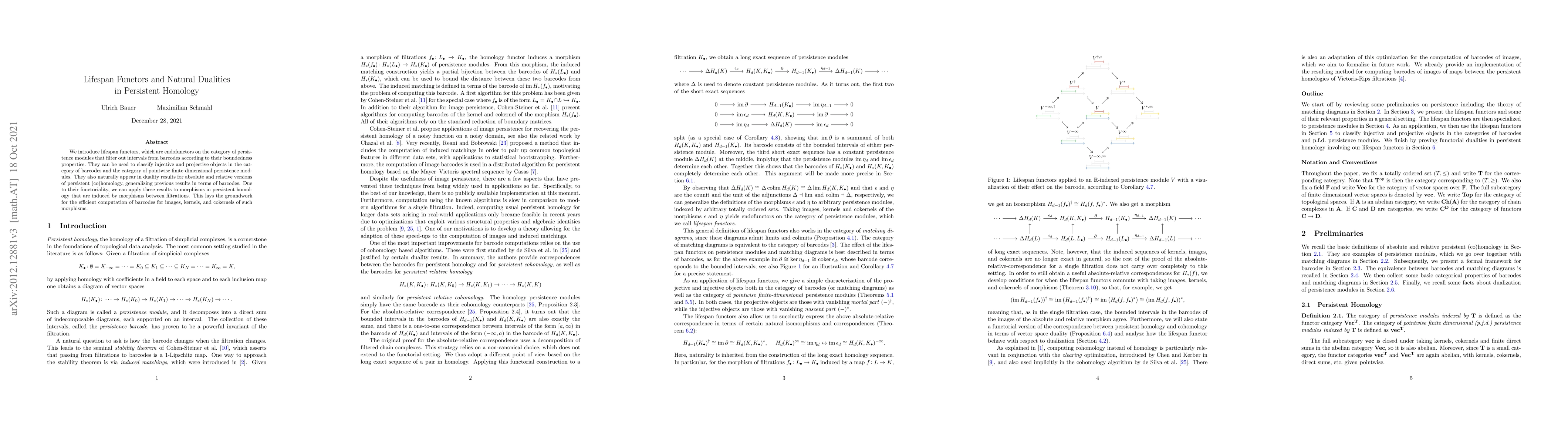 Thumbnail for Lifespan Functors and Natural Dualities in Persistent Homology
