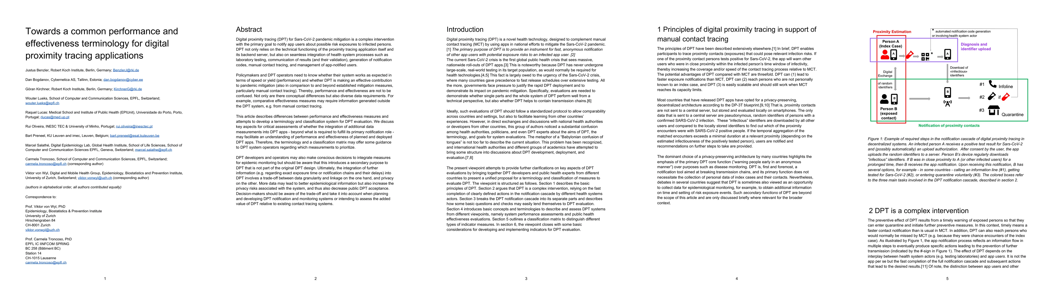 Thumbnail for Towards a common performance and effectiveness terminology for digital
  proximity tracing applications