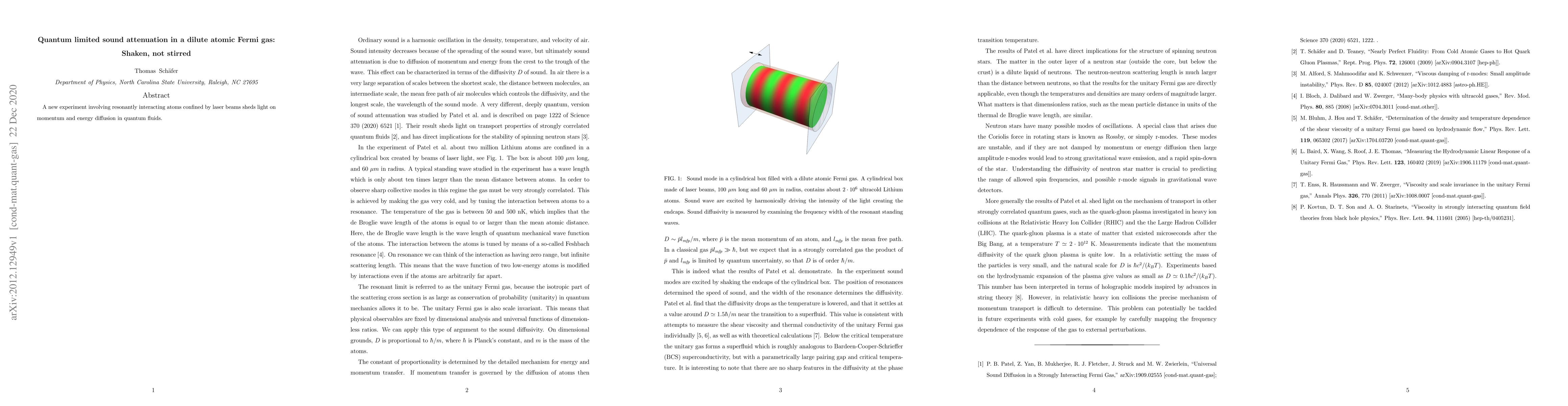 Thumbnail for Quantum limited sound attenuation in a dilute atomic Fermi gas