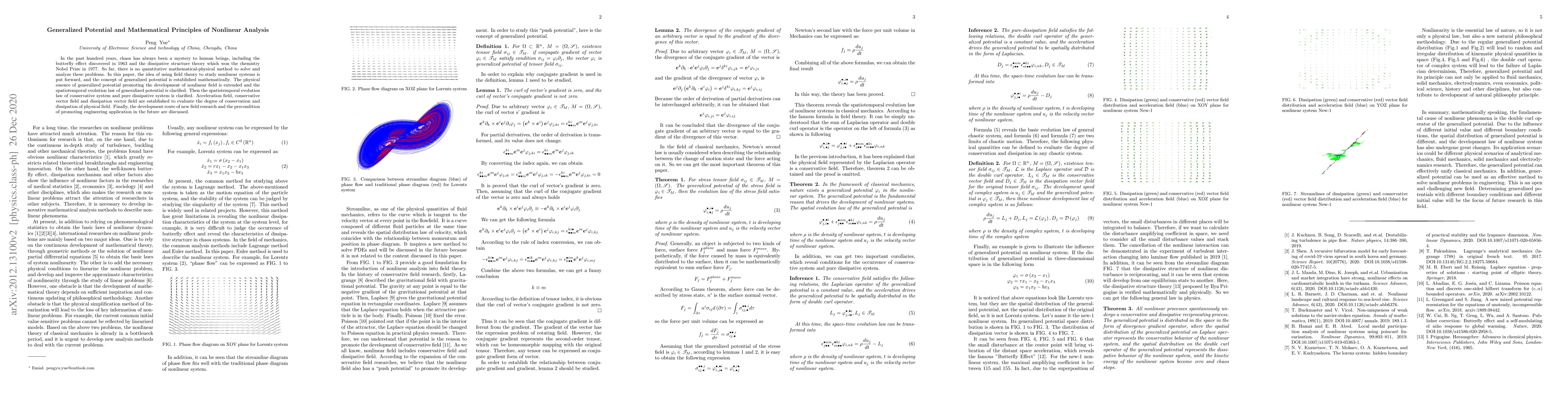 Thumbnail for Generalized Potential and Mathematical Principles of Nonlinear Analysis