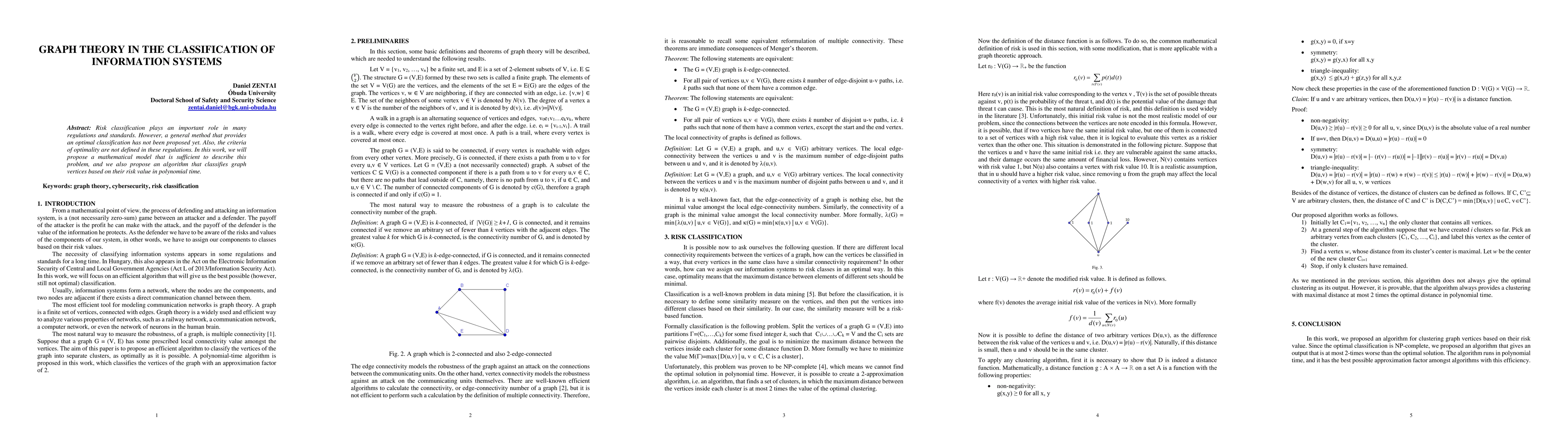 Thumbnail for Graph Theory in the Classification of Information Systems