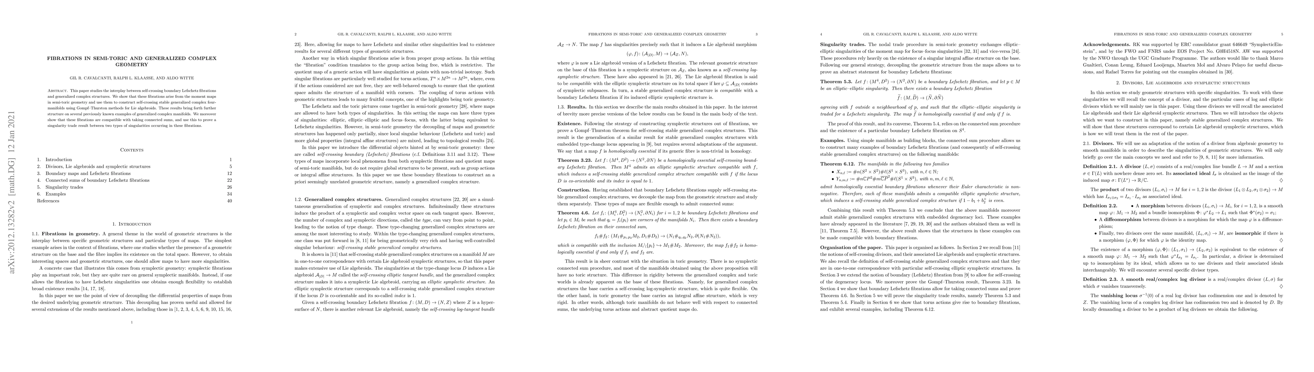 Thumbnail for Fibrations in semi-toric and generalized complex geometry