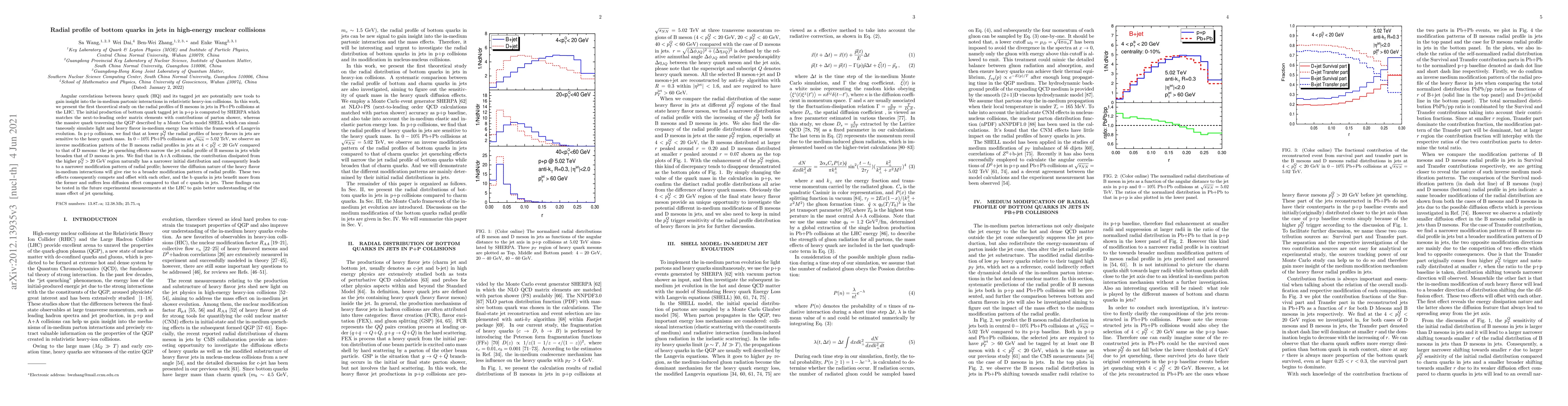 Thumbnail for Radial profile of bottom quarks in jets in high-energy nuclear
  collisions