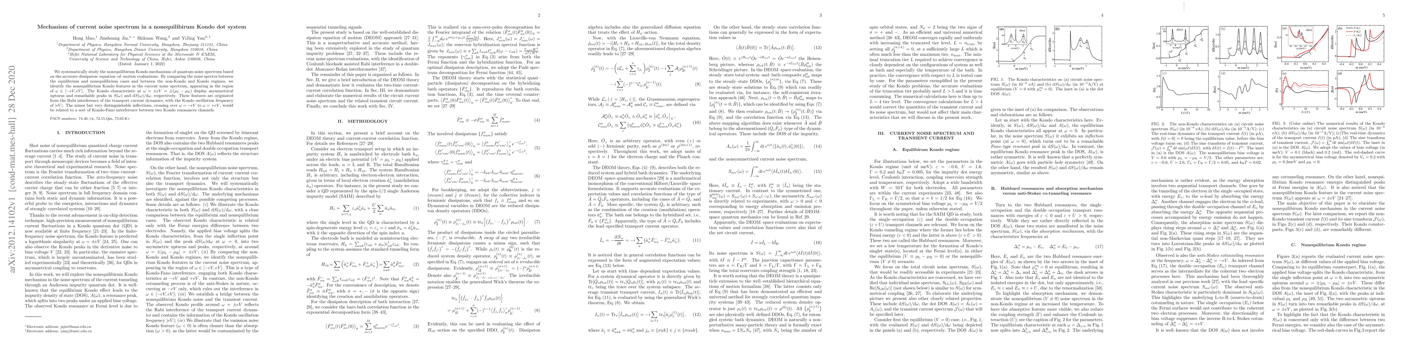 Thumbnail for Mechanism of current noise spectrum in a nonequilibirum Kondo dot system