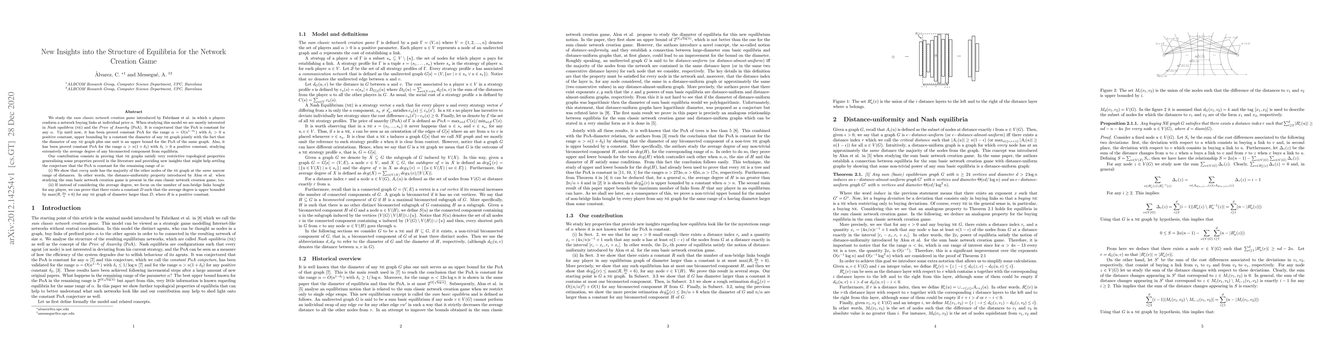 Thumbnail for New Insights into the Structure of Equilibria for the Network Creation
  Game