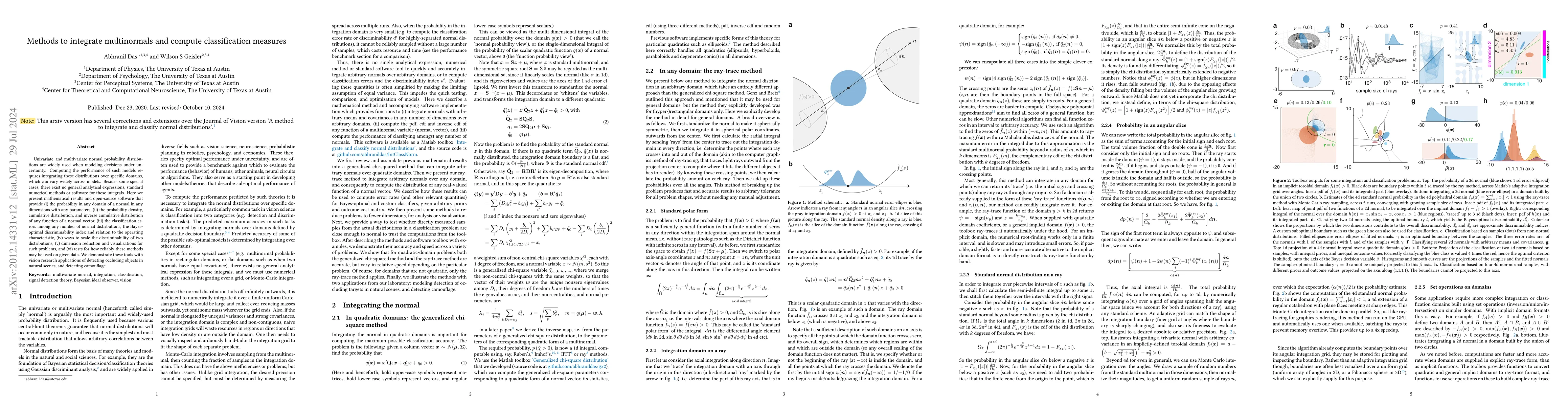 Thumbnail for Methods to integrate multinormals and compute classification measures