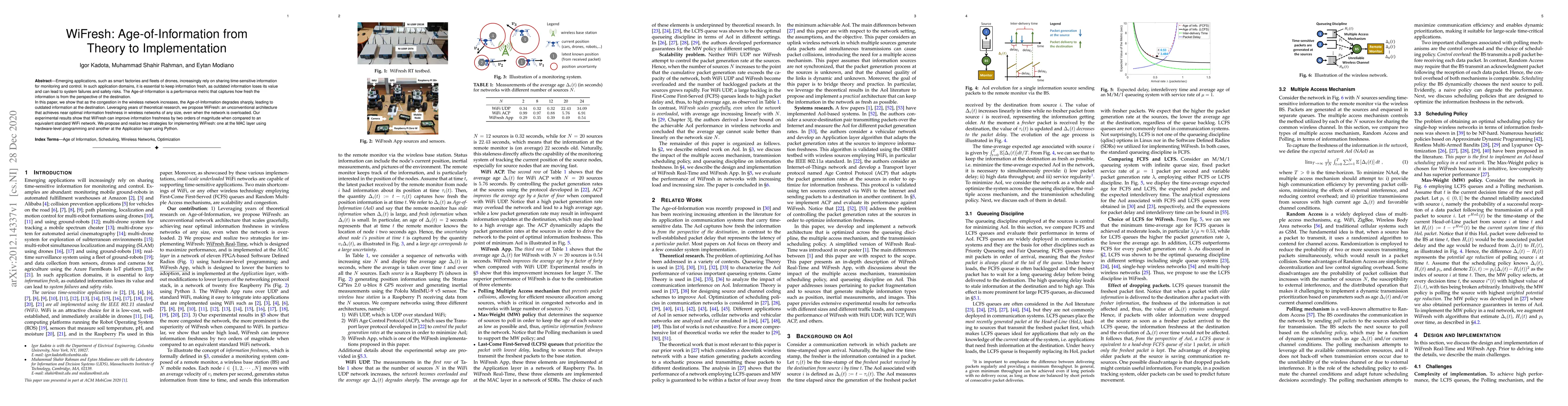 Thumbnail for WiFresh: Age-of-Information from Theory to Implementation