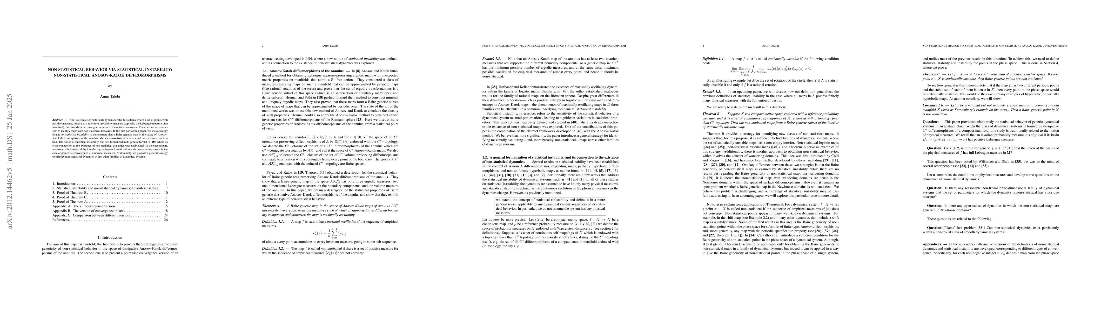 Thumbnail for Statistical instability and non-statistical dynamics