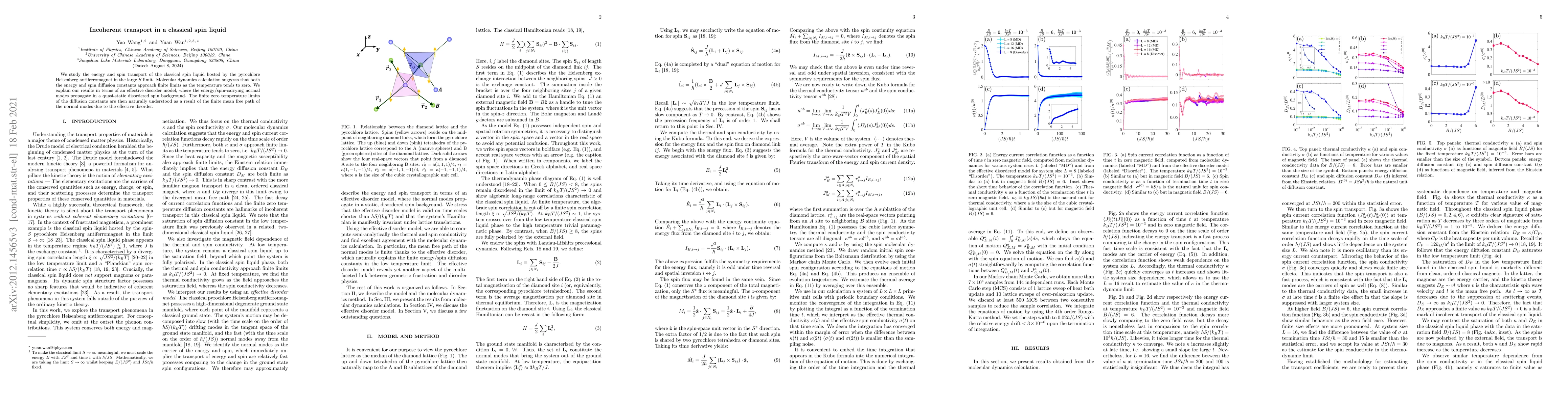 Thumbnail for Incoherent transport in a classical spin liquid
