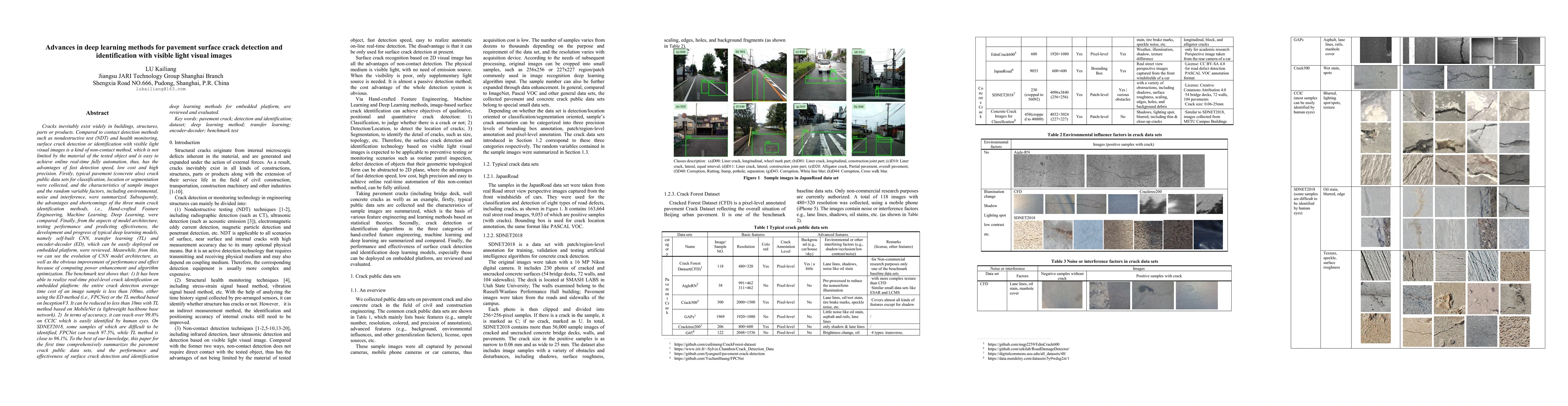 Thumbnail for Advances in deep learning methods for pavement surface crack detection
  and identification with visible light visual images