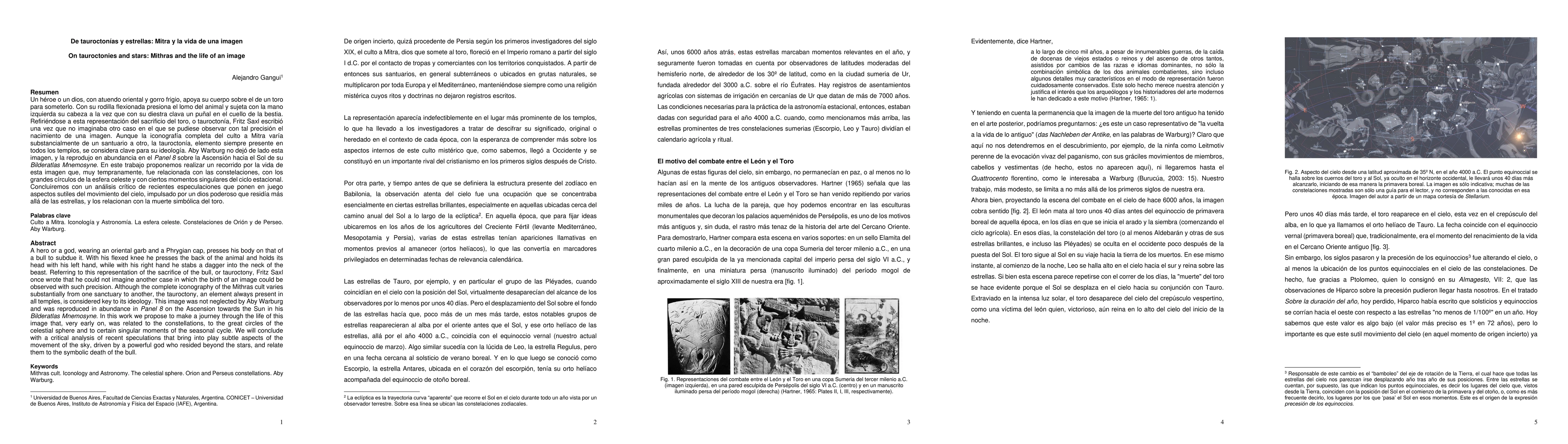 Thumbnail for On tauroctonies and stars: Mithras and the life of an image