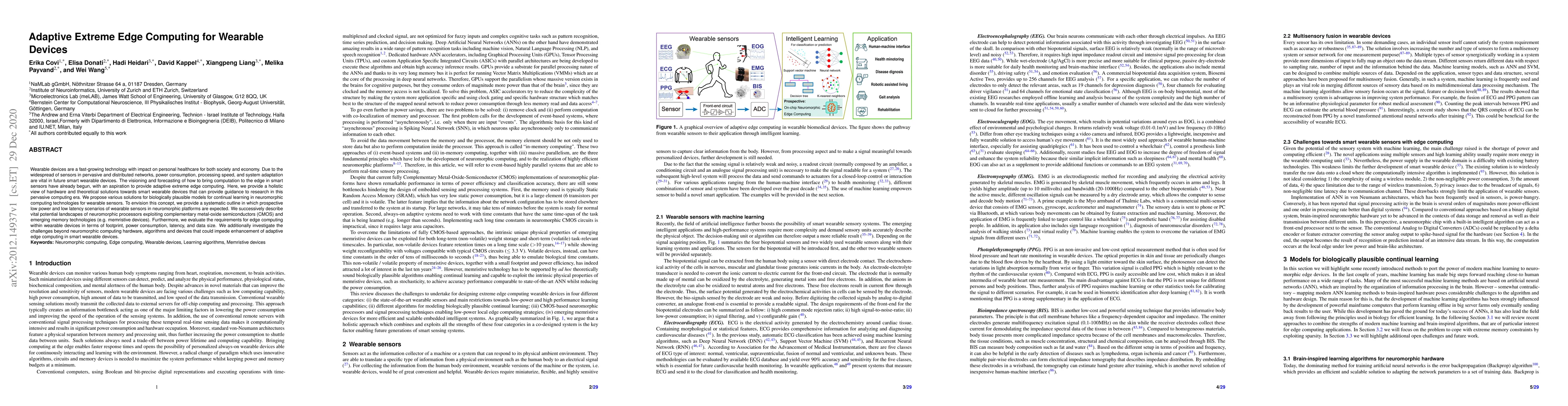 Thumbnail for Adaptive Extreme Edge Computing for Wearable Devices