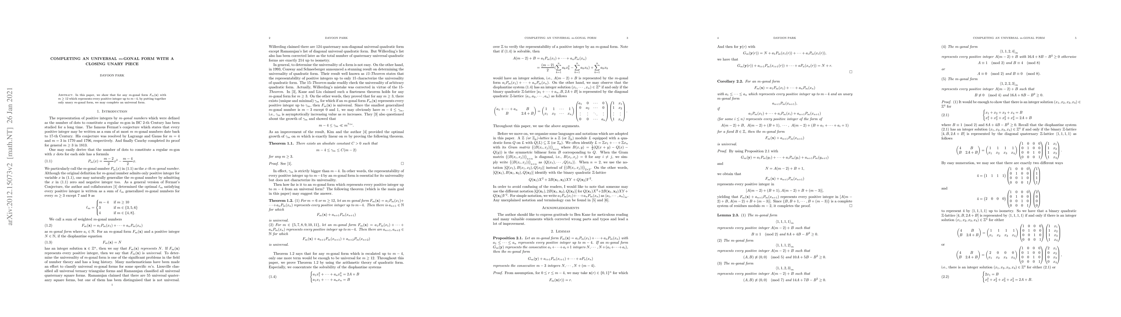 Thumbnail for Completing an universal $m$-gonal form with a closing unary piece