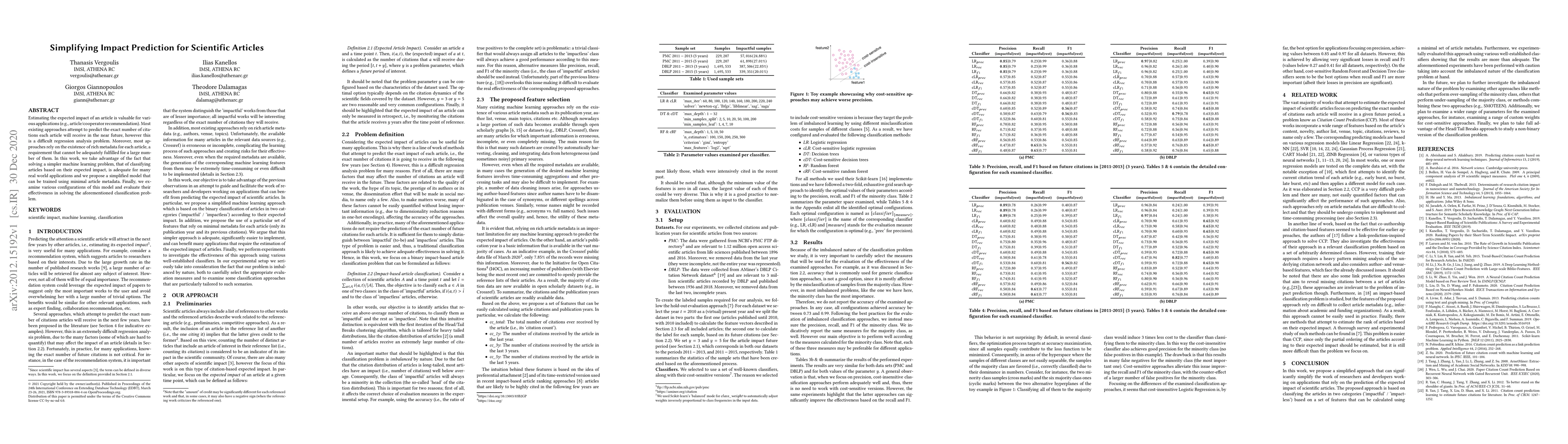 Thumbnail for Simplifying Impact Prediction for Scientific Articles