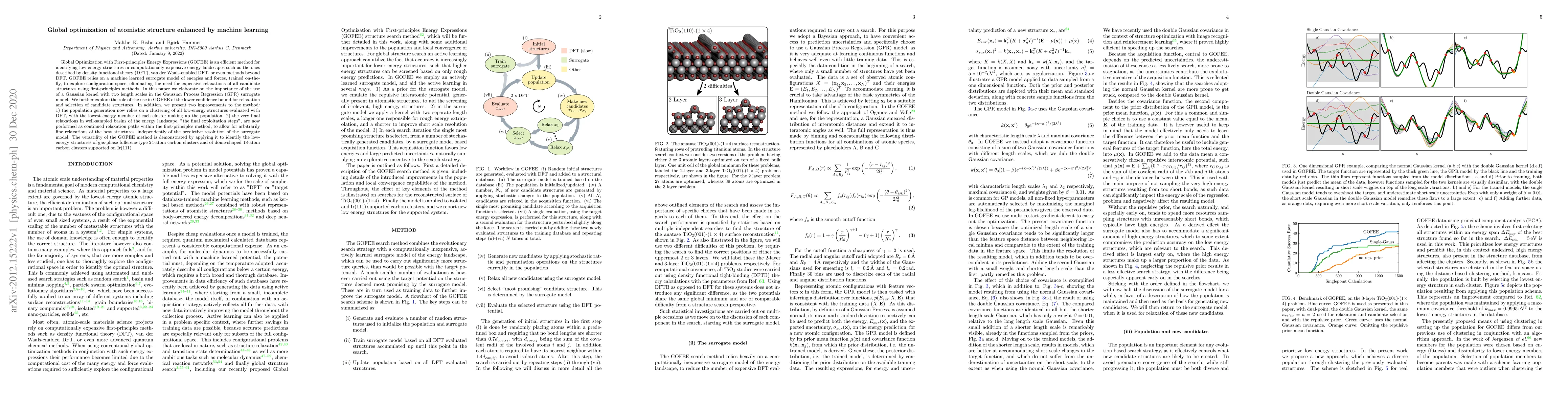 Thumbnail for Global optimization of atomistic structure enhanced by machine learning