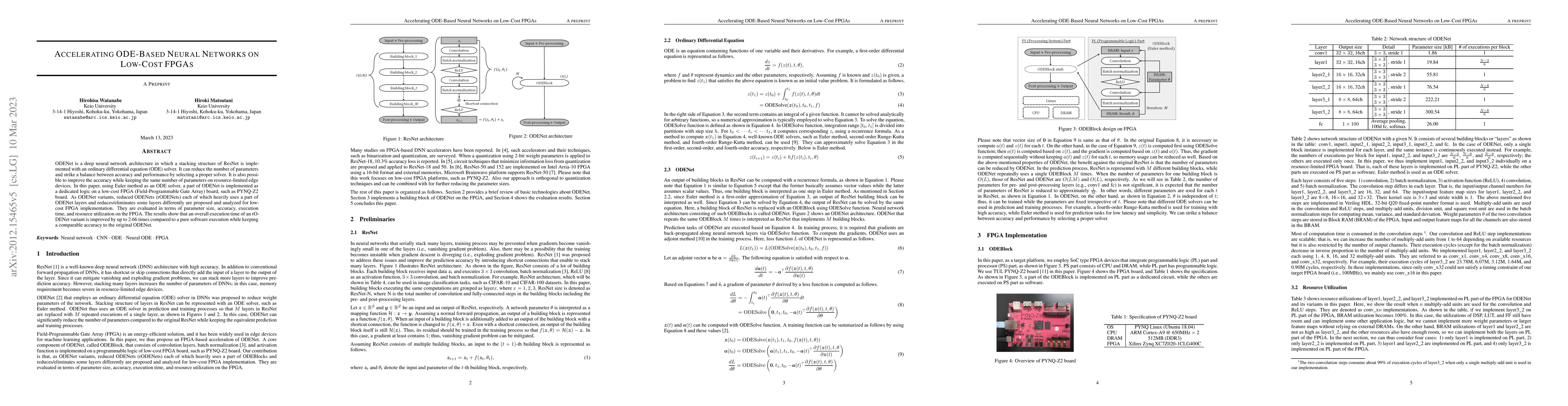 Thumbnail for Accelerating ODE-Based Neural Networks on Low-Cost FPGAs