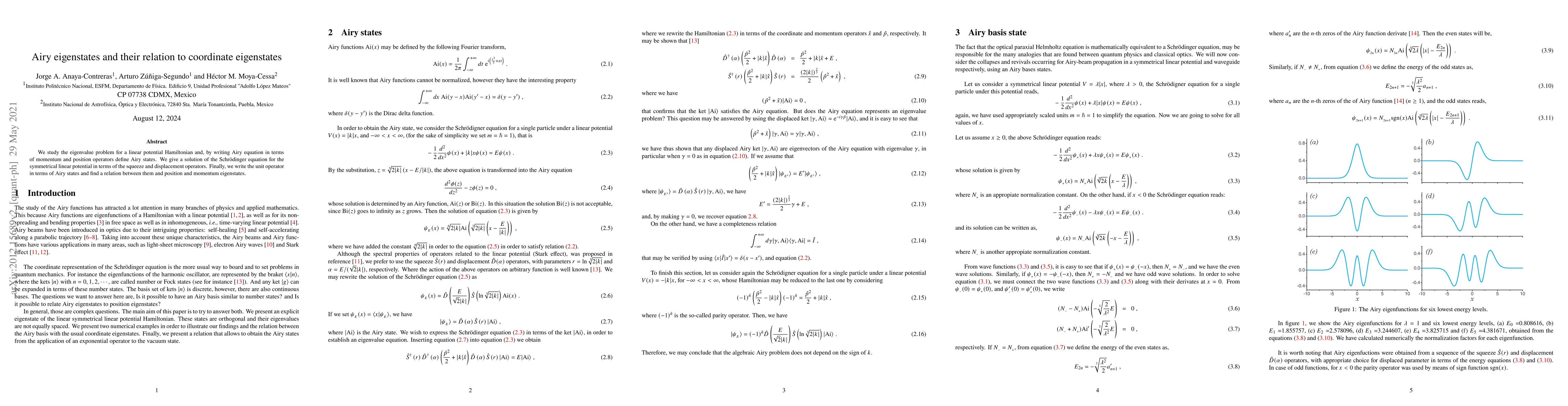 Thumbnail for Airy eigenstates and their relation to coordinate eigenstates