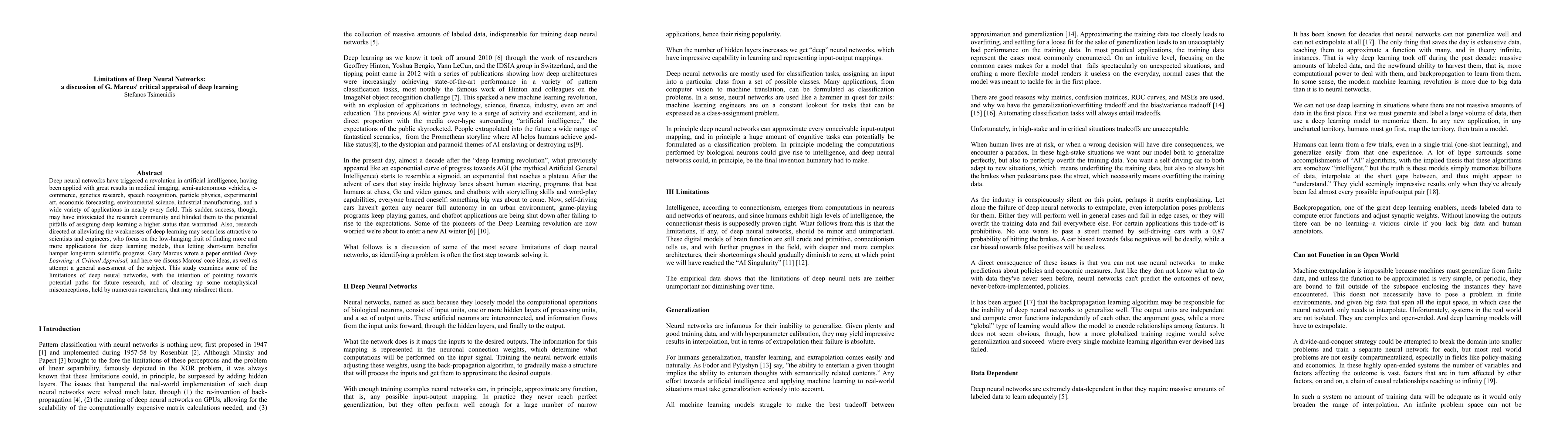 Thumbnail for Limitations of Deep Neural Networks: a discussion of G. Marcus' critical
  appraisal of deep learning