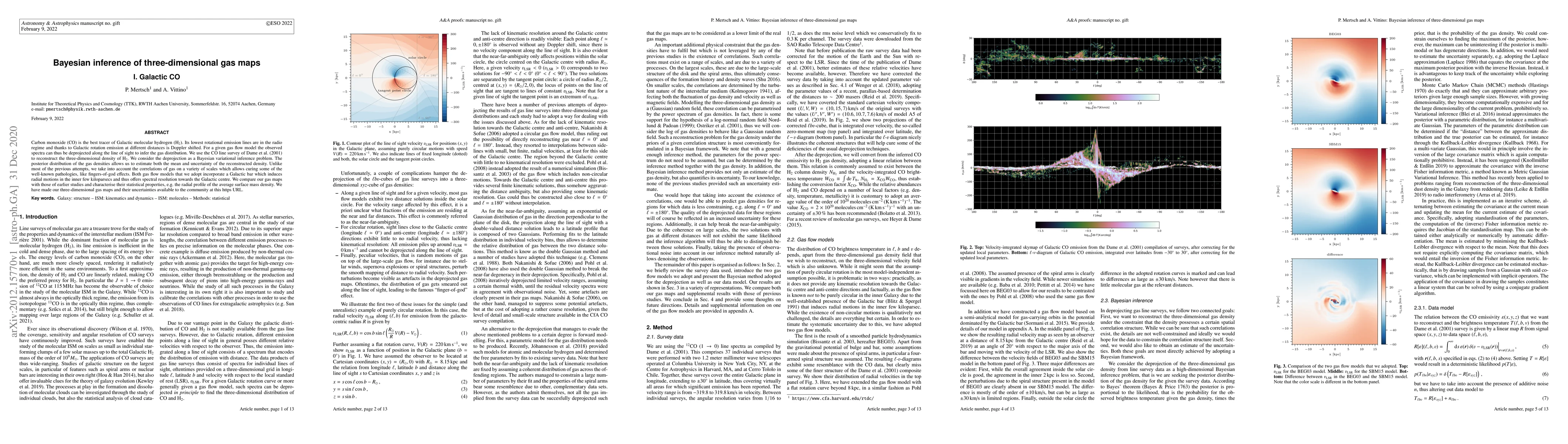 Thumbnail for Bayesian inference of three-dimensional gas maps: I. Galactic CO