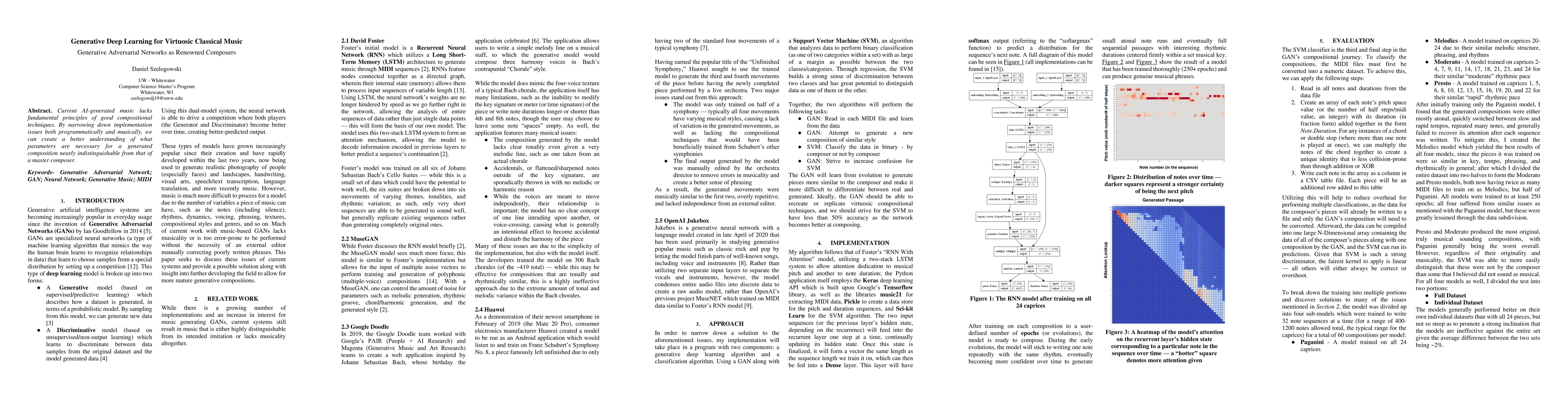 Thumbnail for Generative Deep Learning for Virtuosic Classical Music: Generative
  Adversarial Networks as Renowned Composers
