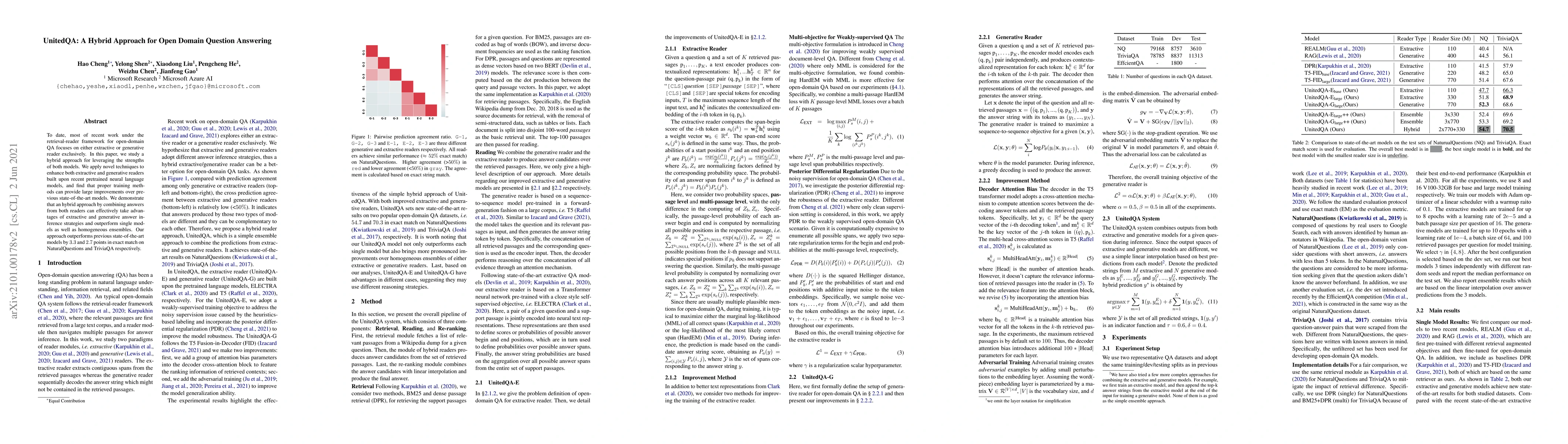 Thumbnail for UnitedQA: A Hybrid Approach for Open Domain Question Answering