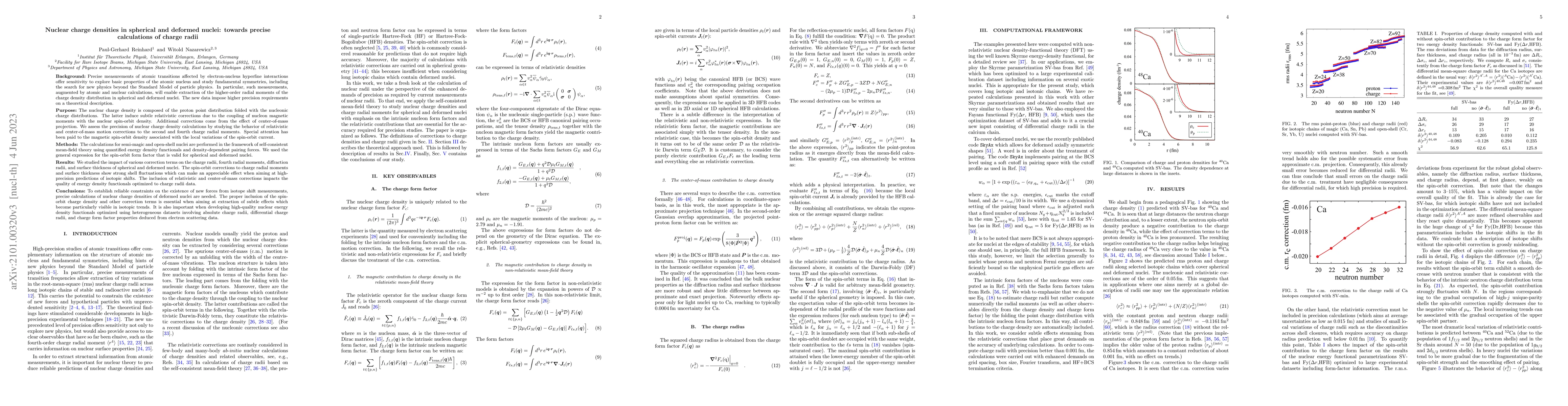 Thumbnail for Nuclear charge densities in spherical and deformed nuclei: towards
  precise calculations of charge radii