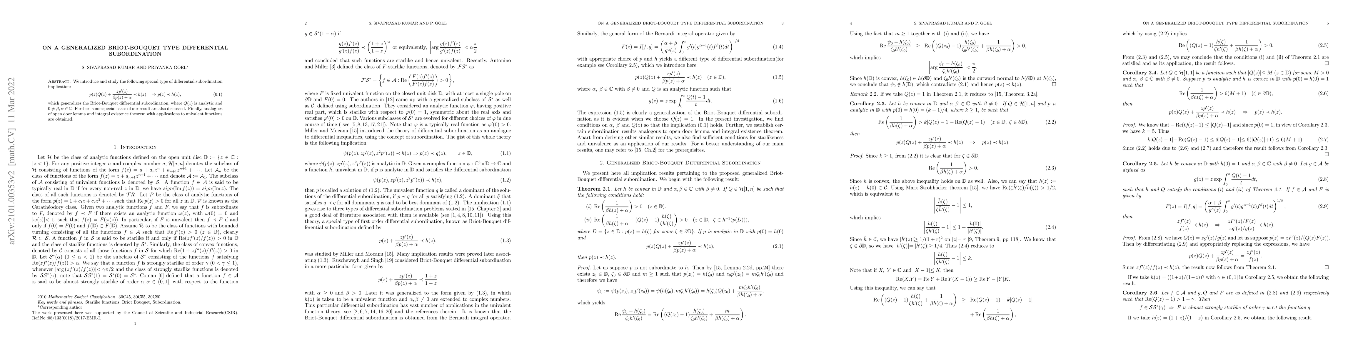 Thumbnail for On a Generalized Briot-Bouquet type Differential Subordination