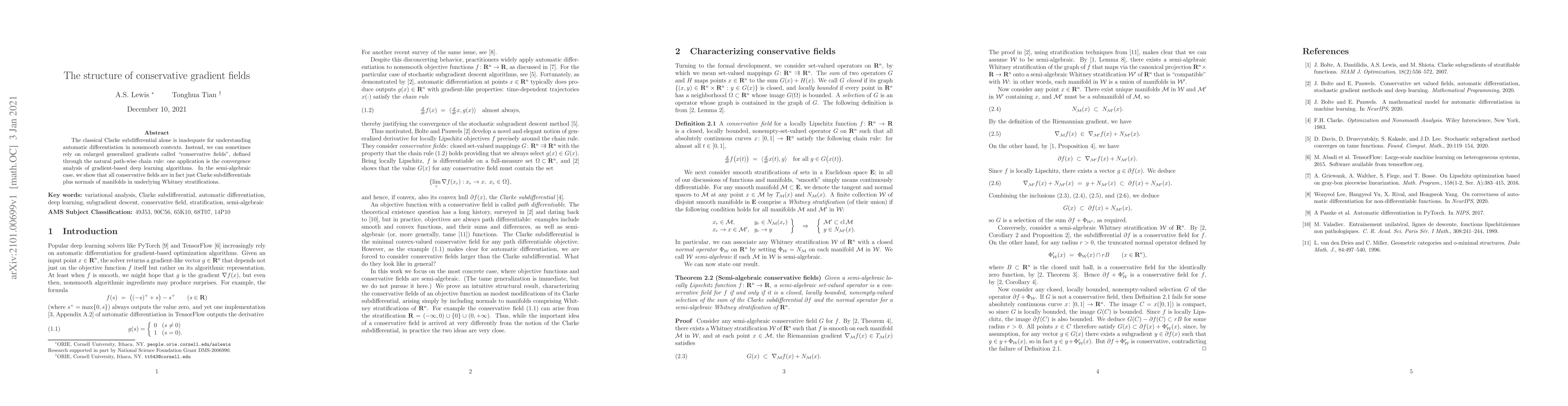 Thumbnail for The structure of conservative gradient fields