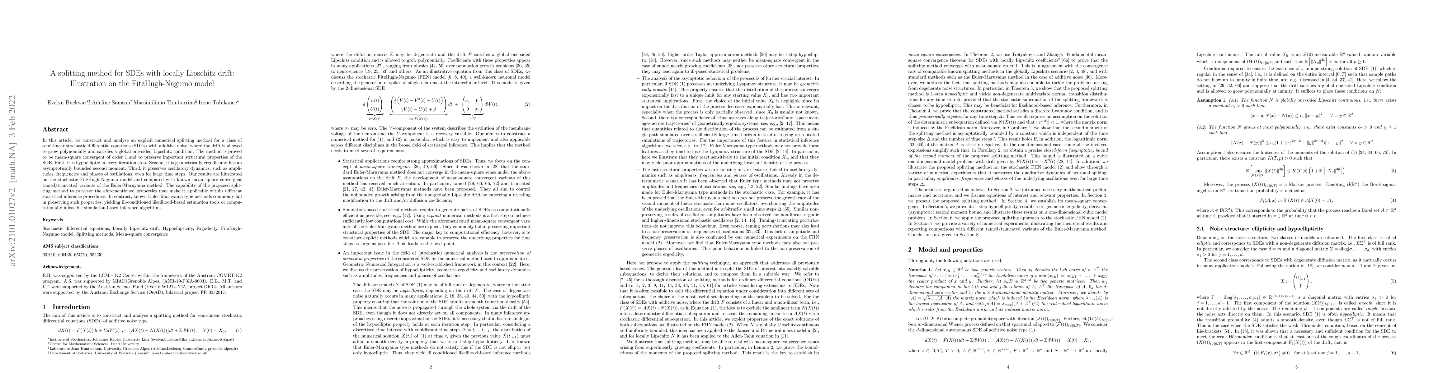 Thumbnail for A splitting method for SDEs with locally Lipschitz drift: Illustration
  on the FitzHugh-Nagumo model