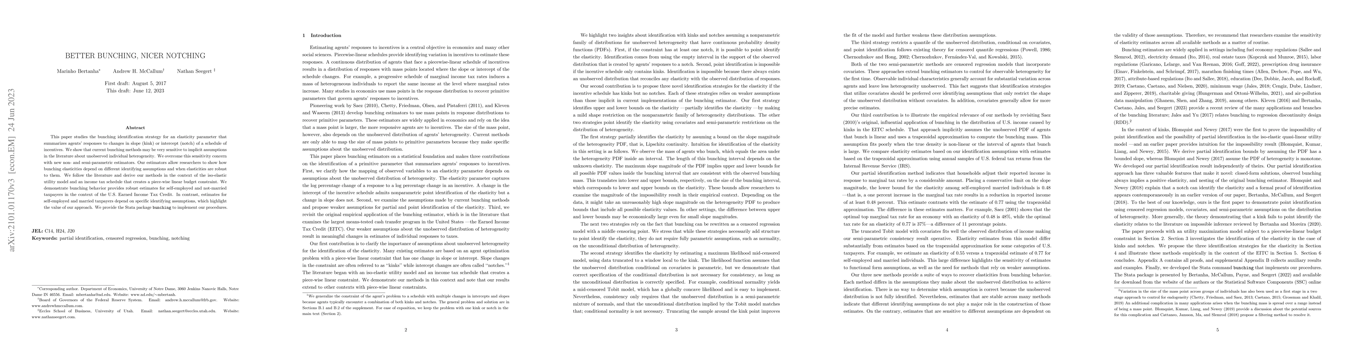 Thumbnail for Better Bunching, Nicer Notching