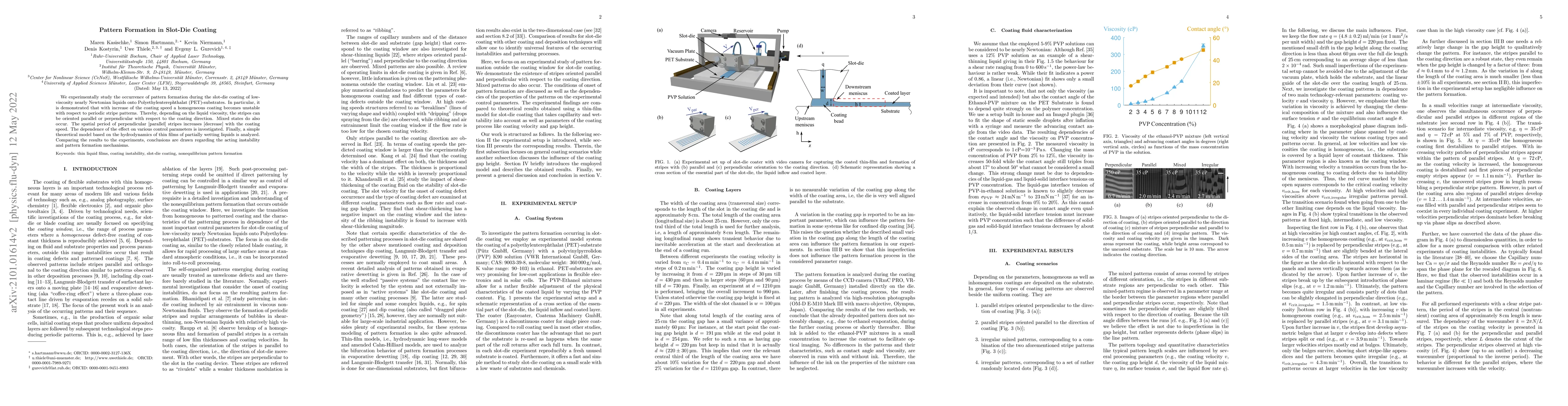 Thumbnail for Pattern Formation in Slot-Die Coating