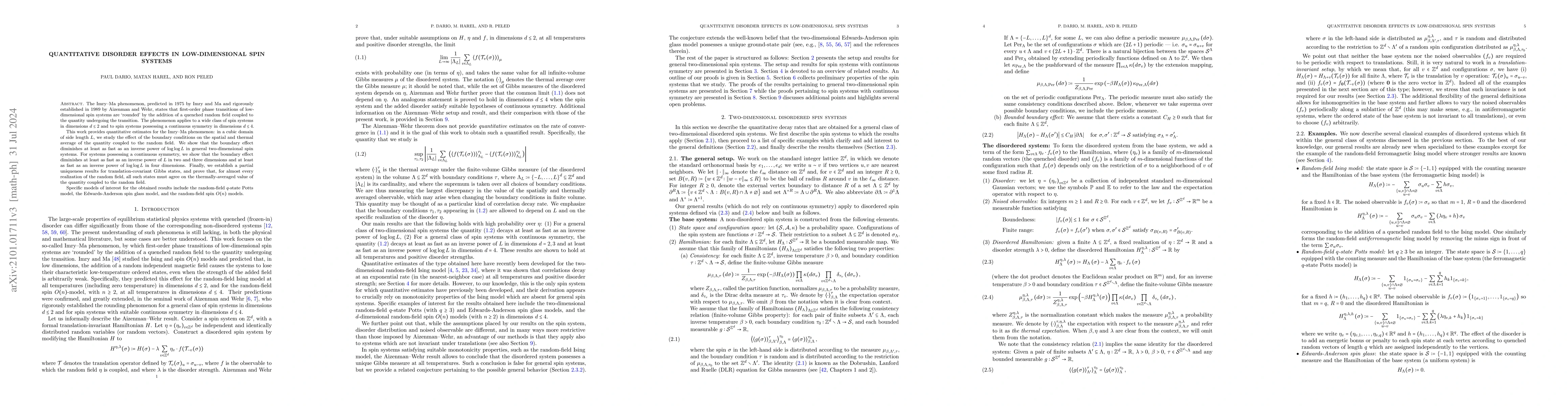 Thumbnail for Quantitative disorder effects in low-dimensional spin systems