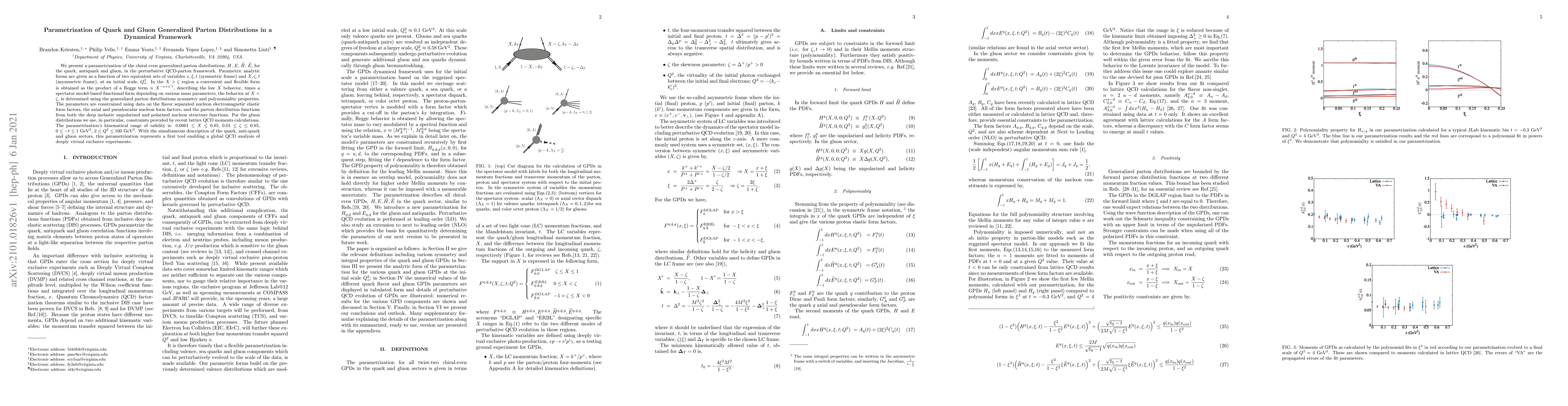 Thumbnail for Parametrization of Quark and Gluon Generalized Parton Distributions in a
  Dynamical Framework