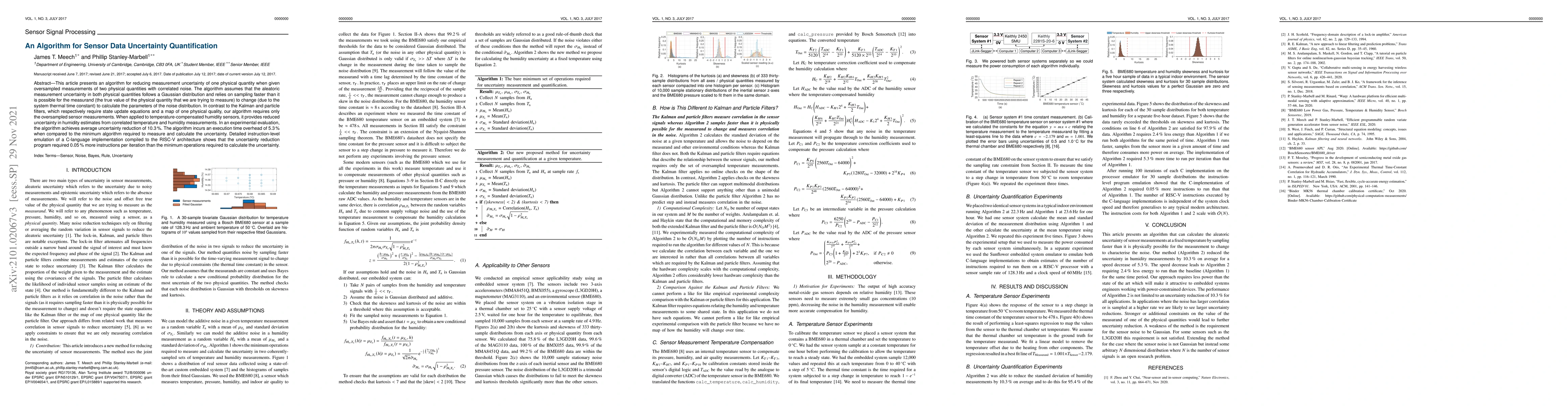 Thumbnail for An Algorithm for Sensor Data Uncertainty Quantification