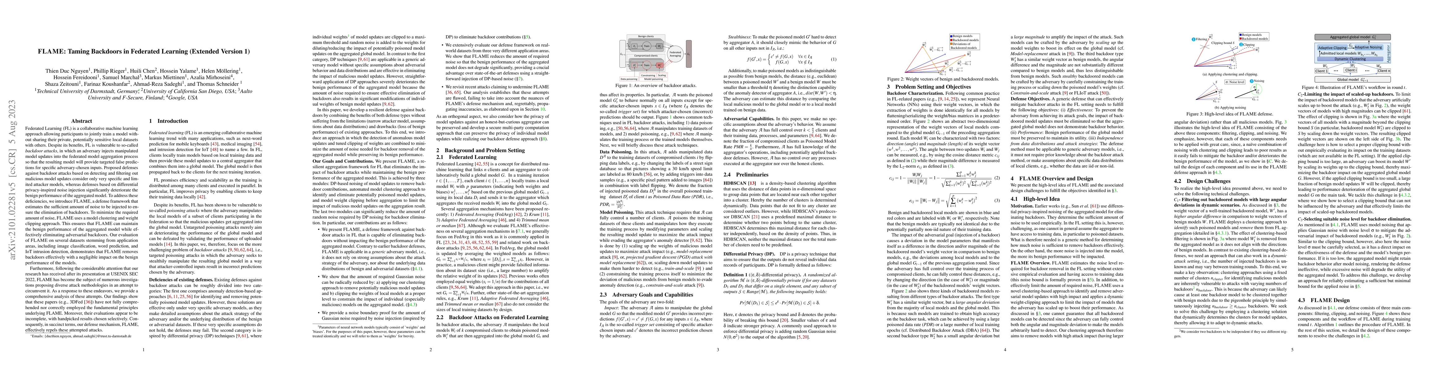 Thumbnail for FLAME: Taming Backdoors in Federated Learning (Extended Version 1)