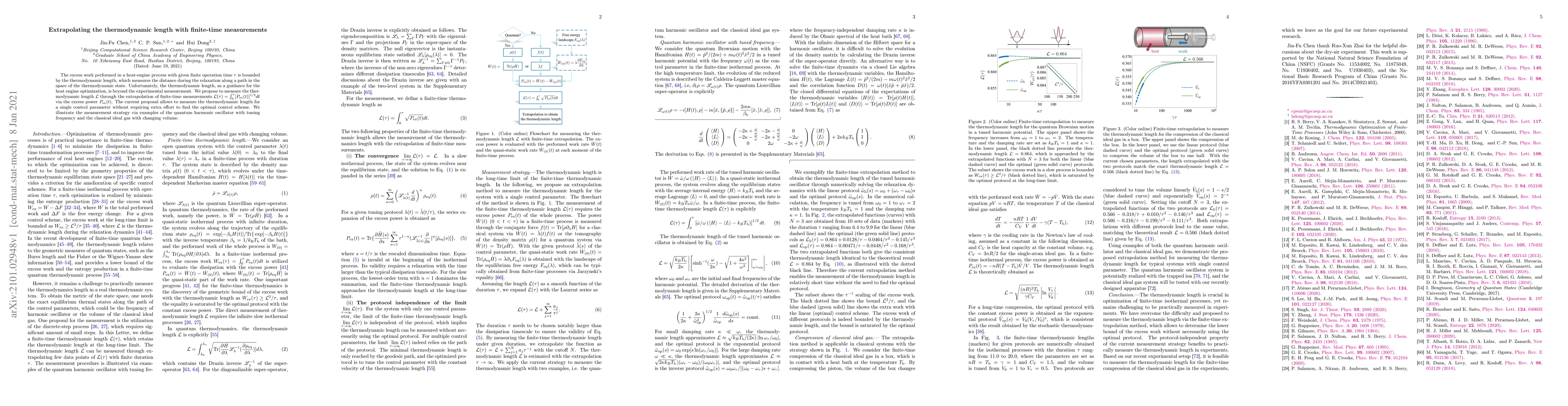 Thumbnail for Extrapolating the thermodynamic length with finite-time measurements