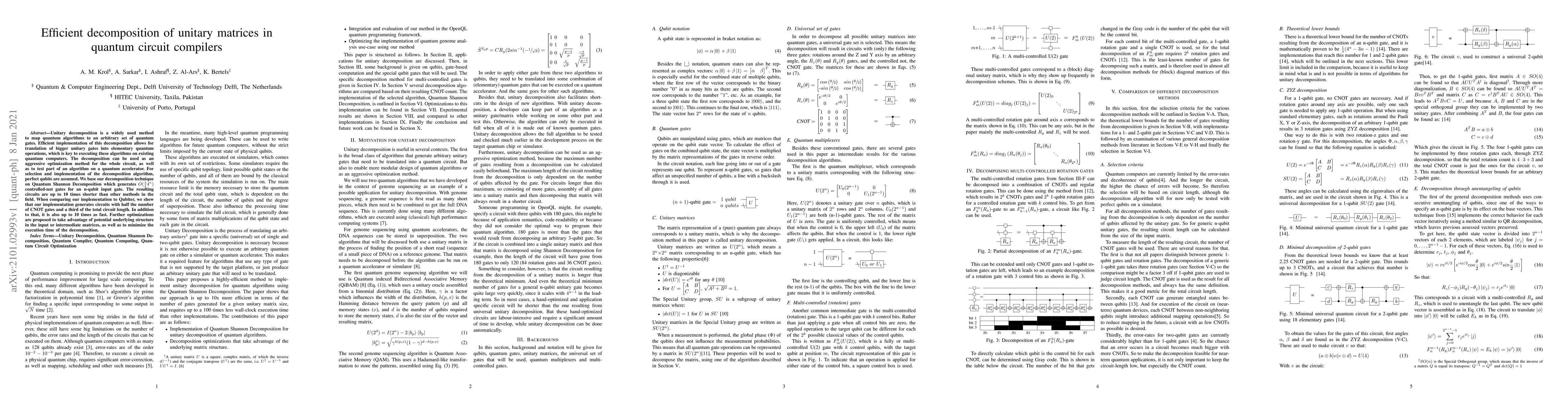 Thumbnail for Efficient decomposition of unitary matrices in quantum circuit compilers