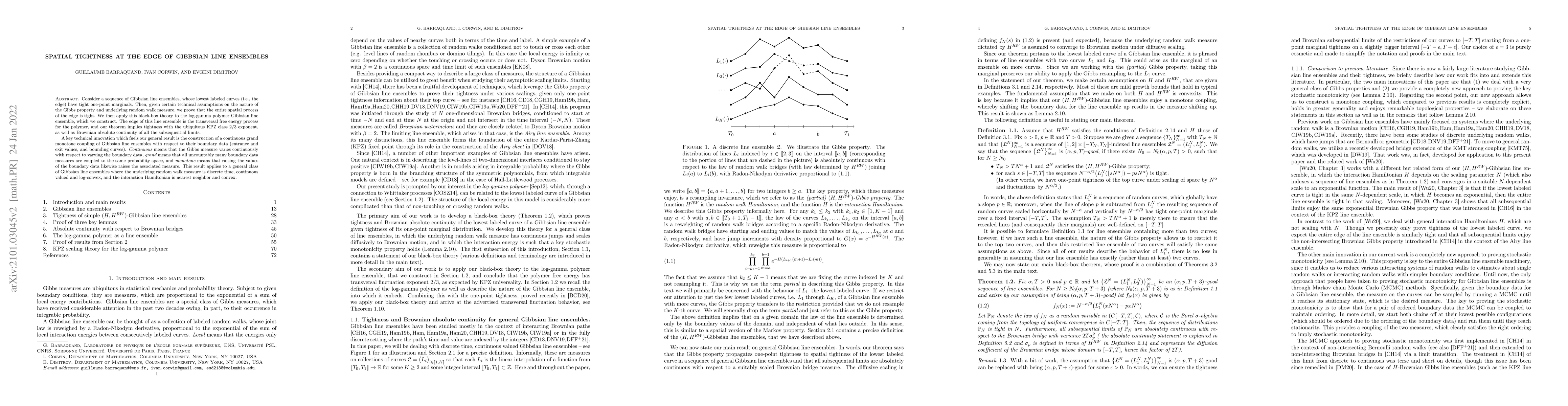 Thumbnail for Spatial tightness at the edge of Gibbsian line ensembles