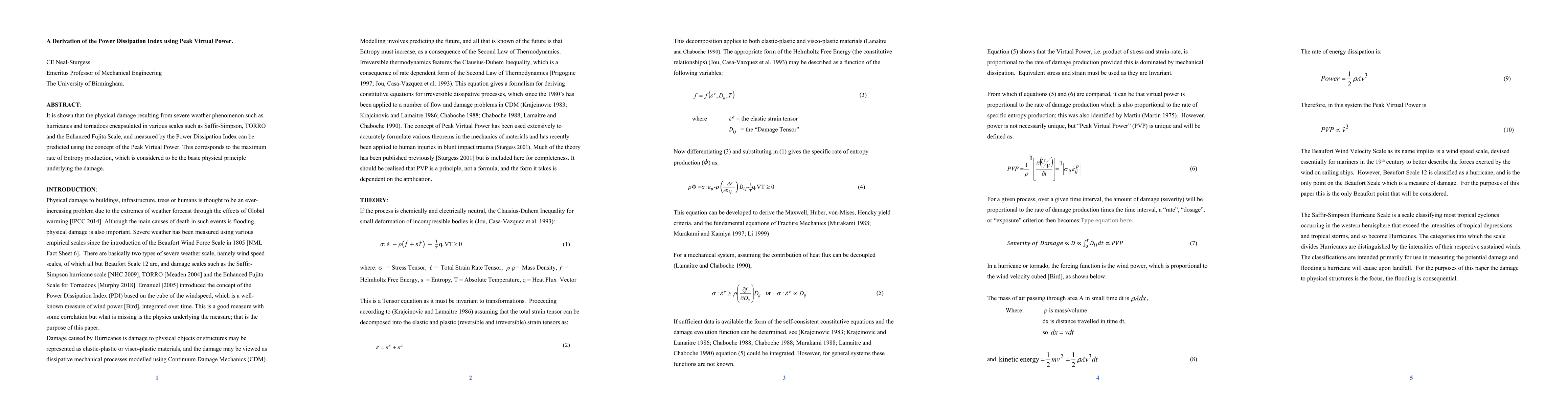 Thumbnail for A Derivation of the power Dissipation Index Using Peak Virtual Power