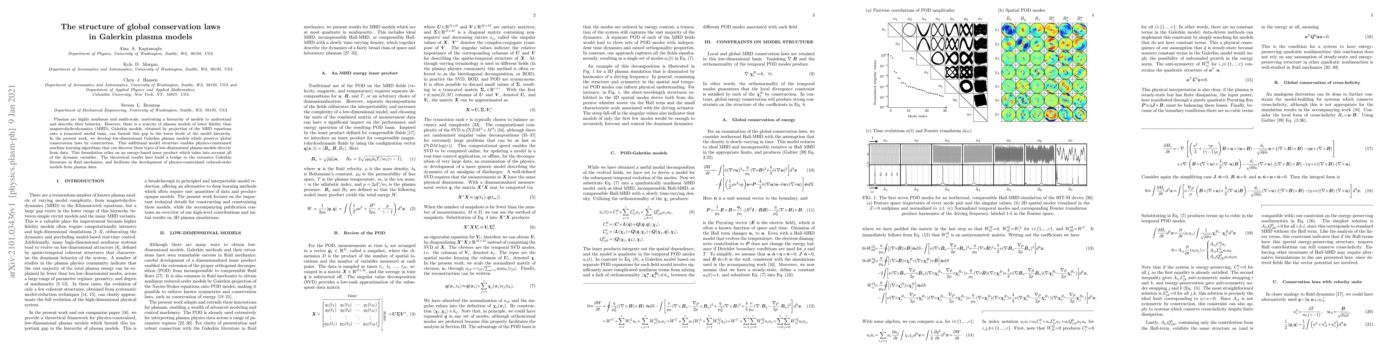 Thumbnail for The structure of global conservation laws in Galerkin plasma models