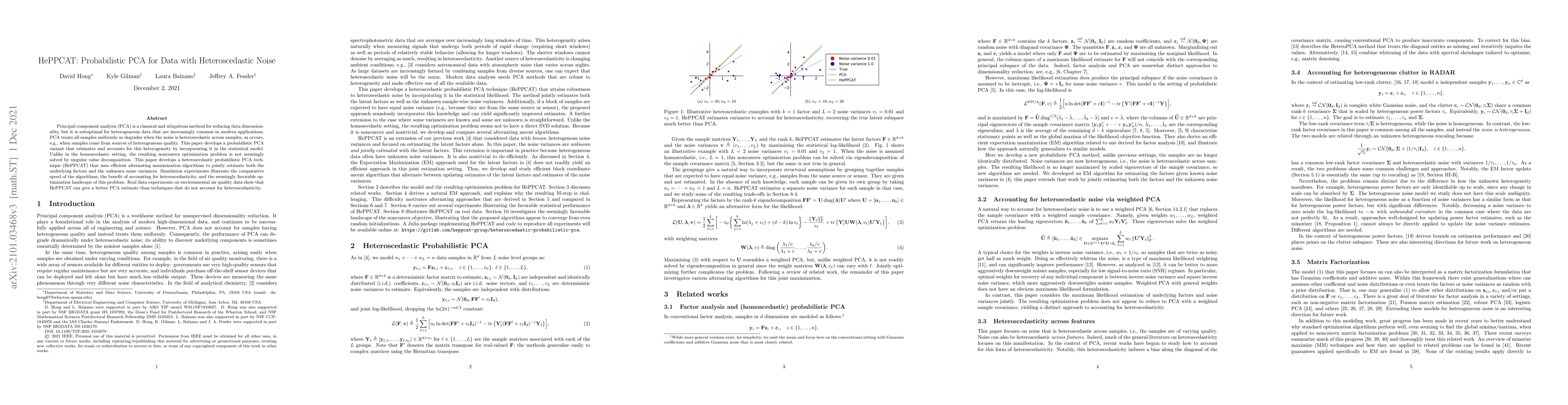Thumbnail for HePPCAT: Probabilistic PCA for Data with Heteroscedastic Noise