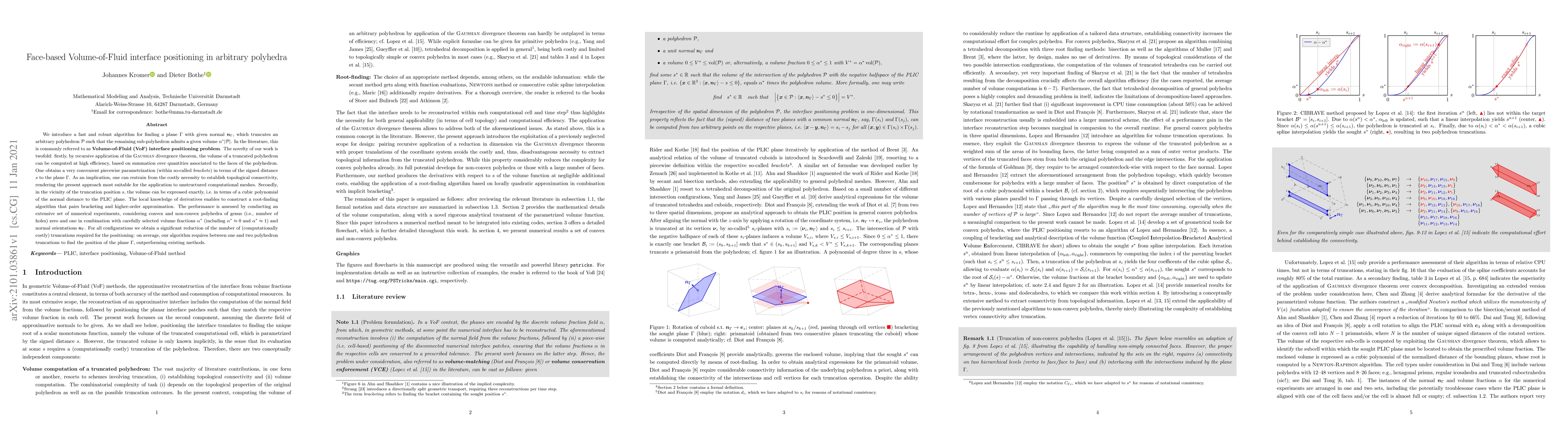 Thumbnail for Face-based Volume-of-Fluid interface positioning in arbitrary polyhedra