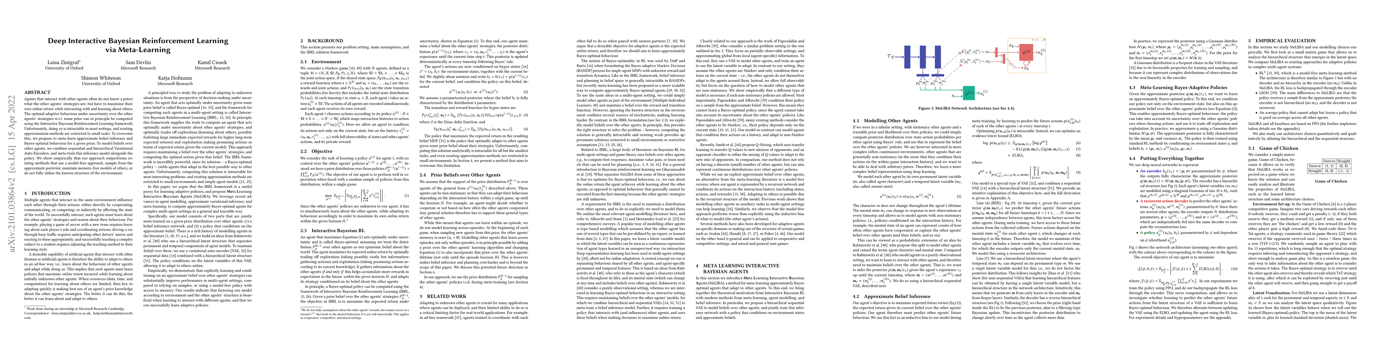 Thumbnail for Deep Interactive Bayesian Reinforcement Learning via Meta-Learning