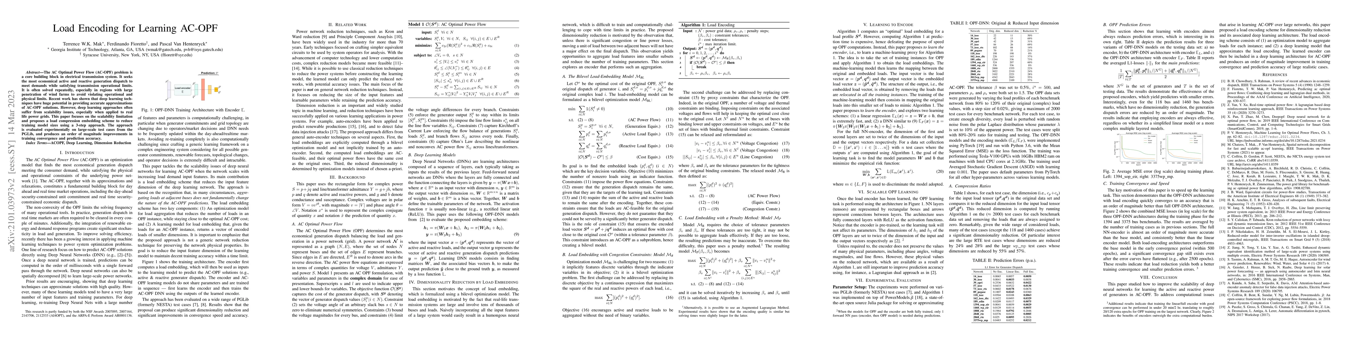Thumbnail for Load Encoding for Learning AC-OPF