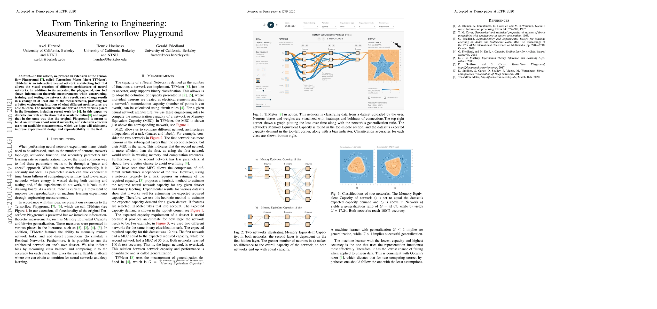 Thumbnail for From Tinkering to Engineering: Measurements in Tensorflow Playground
