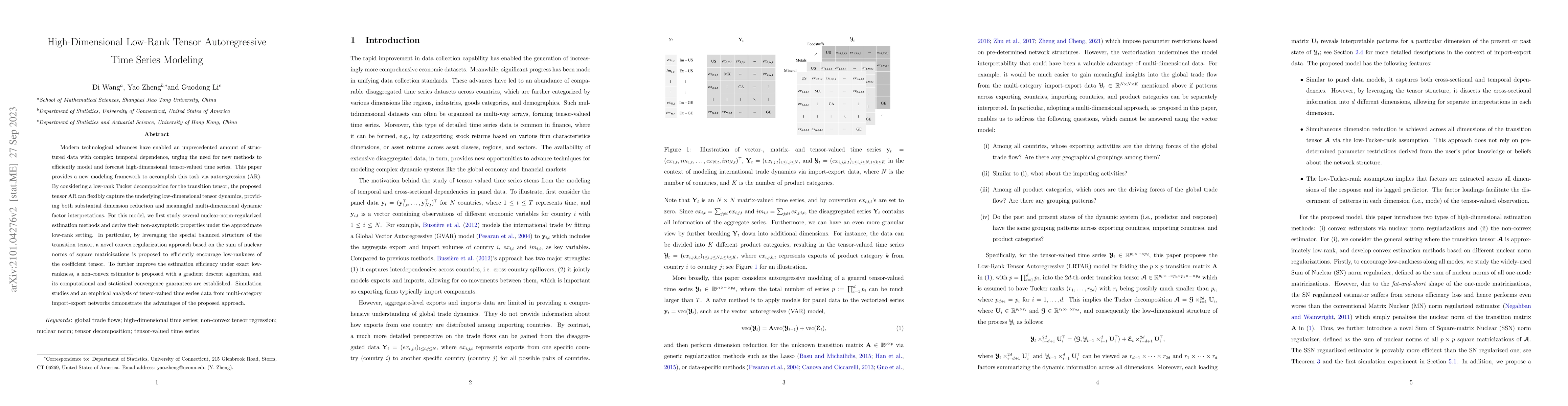 Thumbnail for High-Dimensional Low-Rank Tensor Autoregressive Time Series Modeling